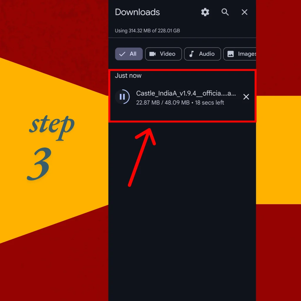 Castle App 2.6.7 Download – Stream Movies & TV Shows 38 step 3 scaled 1